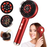 Electric Head Massage Comb 3-Mode Hair Scalp Massager Red Light Therapy Head Medicine Applicator Hair Scalp Massaging Brush IPX7