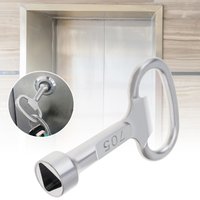 Inside Triangle Key Wrench Multi-function Zinc Alloy Plumber T Style Wrench for Electric Control Cabinet / Tap Water Valve