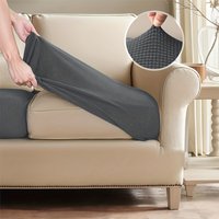 Polar Fleece Jacquard Sofa Covers Stretch Sofa Seat Covers Plain Washable Couch Case Furniture Protector Home Decor 1pc