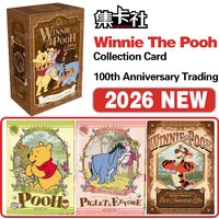 Genuine Disney Winnie The Pooh Cards 100th Anniversary Trading Collection Limited Edition Collectible Cards Children's Gift Toys