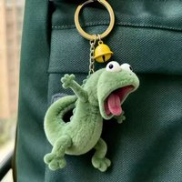 2026 Hot Funny Beaver Transforming Into A Mint Green Lizard, A Super Cute And Fun Plush Toy, A Soft 3d Plush Christmas Gift