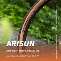 CHAOYANG Gravel Road Bike Tire 700×25/28/40C Yellow Sidewall Puncture-Resistant Training Tyre