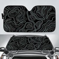 Pattern P-Pattern Sun Visor Car Windshield Sun Shade UV Protection Foldable Heat Insulation Universal Auto Cover