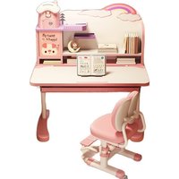 Cartoon Children Study Desk with Adjustable Height for Middle School Students Home Bedroom Reading Writing And Learning Desk C
