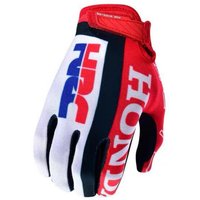 For HONDA HRC Motocross MTB MX Red Air Mesh Gloves Dirt Bike Riding Motorcycle Motorbike Riding Touring Breathable Touchscreen