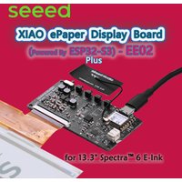 Seeed XIAO ePaper Display Board EE02 for 13.3" Spectra 6 E-Ink,Powered by XIAO ESP32-S3 Plus,SenseCraft HMI Firmware Pre-Flashed