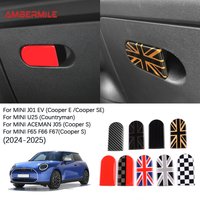 LHD For Mini Cooper S Countryman J01 J05 U25 F65 F66 F67 JCW Aceman Car Glove Box Handle Decorative Sticker Copilot Storage Pat