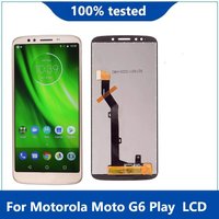 IPS display For Motorola Moto G6 Play Display Touch digitizer assembly XT1922 XT1922-3 XT1922-4 XT1922-5 LCD with frame