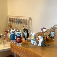 Cartoon Mofusand Meow'S Vegetable Market Series Blind Box Desktop Ornament Window Display Cute Doll Mystery Box Surprise Gifts