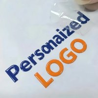 50pcs Personalized Sticker Logo Custom Transfer Stickers Wedding Labels 3D UV DTF Customized Waterproof Name DIY Gift Car Bottle