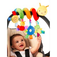 0-6 months Colorful Label Bed for Infants and Baby,Hanging Baby Comfort Toys around the Bed,Car Safety seat hanging Toy