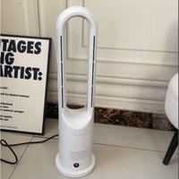 2 in 1 18-inch Bladeless Fan Heater & Cooler Low Noise Tower Fan for Home