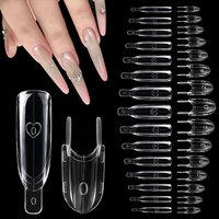 Free Fixed Nail Film Rapid Shaping, Extended Phototherapy Glue No Construction Of Nail Plate Mold 120 Pieces