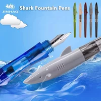 Jinhao Cute Shark Fountain Pens F Nib High Quality Writing Ink Pen for Calligraphy Business Office School Supplies Stationery