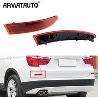2Pcs 63147217315, 63147217316 For 2010-2017 BMW X3 F25 Pre-LCI Rear Bumper Reflector Smoke Lens Cover Left Right Car Accessories