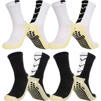 AliExpress NONE 4Pair Men Women Non-Slip Grip Socks for Sports Football Basketball Baseball Rugby Soccer Cycling Running Tennis Exercise
