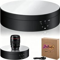 360 Degree Electric Rotating Display Stand Turntable, 3 Speeds with USB Cable, Suitable for Photography, Watches, 3D Models