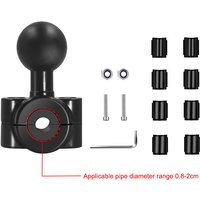 1“ Ball Head Motorcycle Bike Rearview Mirror Mount Adapter Clamp Base mobile phone holder with 1 inch 25mm Ball expansion base