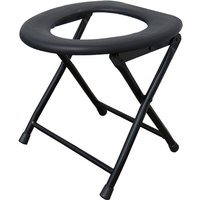 Folding Toilet Seat Portable Outdoor Toilet Suitable for Adults Anti-slip and Heavy-duty for Travel and Camping