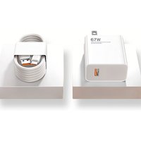 US Plug 6A 67W Ultra Fast Charger For Xiaomi 10T 11 12 Lite 13T 14T Redmi 11T 12T 13 14 Pro POCO X5 X6 X7 F5 F6 Type C USB Cable