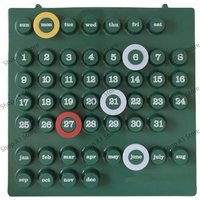 Internet celebrity ins wall decoration Replica medieval perpetual calendar ring a date retro calendar creative