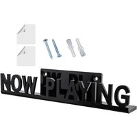 Record Shelf Wall Mount Now Playing Acrylic DVDs Record Display Stand Vinyl Record Shelf For Albums Home Accessories
