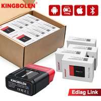 KINGBOLEN Ediag Link OBD2 Scanner Bluetooth,All System Bidirectional Scan Tool for iOS & Android,10+ Hot Reset Functions, Code Reader for Cars and Trucks,CANFD Protocol,FCA AutoAuth,1 Year Free