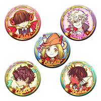 Witch Hat Atelier Badge Coco Qifrey Agott Richeh Anime Metal Badge Brooch Pins 58mm Cosplay Accessories Cartoon Pin keychain