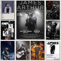 Singer J-James A-Arthur Poster Wall art print art suitable for living room bedroom bar parlor home decor gift