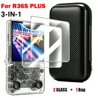BOYHOM R36S PLUS Premium Storage Bag Handheld Console Protective Case Anti-scratch Glass Protector Silicone Cover Travel