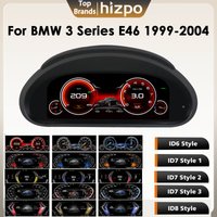 Hizpo Digitales Armaturenbrett für BMW 3er E46 1999-2004 Digitales Kombiinstrument Tachometer