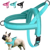 Small Medium Nylon Padded Dog Harness Vest Adjustable Soft Outdoor No Pull French Bulldog Chihuahua Pet Puppy Harness Vest Perro