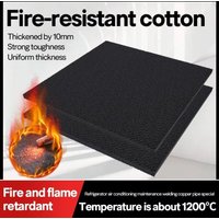 Black Carbon Fiber Felt Felt Fireproof Torch Shield Mat High-temperature Resistant Flame-retardant Soldering Protective Pad