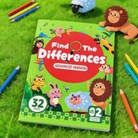 Fun Interactive Drawing Book Visual Discovery Challenge Find Something Game Focus Training Find Different Fun Book Drawing Book