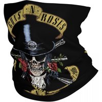Guns N Rose GNR Logo Steampunk Music Bandana Neck Gaiter Printed Wrap Scarf Multi-use Balaclava Outdoor Sports Unisex