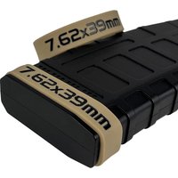 6 Pack Magazine Marking Band for 7.62x39mm 5.56 Nato 300 Blackout Magazine Marking Rubber Band Muti-Colors Recessed Letters New