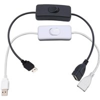 USB Cable With Switch ON/OFF Toggle Extension Cable For Headset LED Lamp Fan USB Devices Power Supply Line USB Durable Adapter