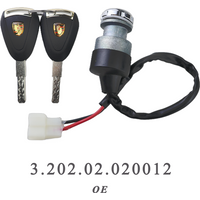 Golf Cart Accessories lv tong Universal Power Key Switch with 2 Keys For Shuttle Car Golf Cart OEM 3.202.02.020012