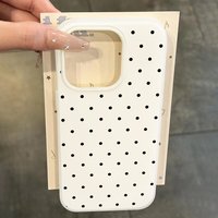 For Samsung Galaxy S21 S26 S25 S24 S23 S22 Ultra Plus FE Case Minimalist Polka Dot Cover For A37 A36 A54 A55 A56 Dustproof Funda