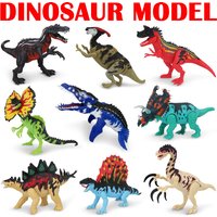 Simulation Dinosaur Models Toys Jurassic Tyrannosaurus Rex Pentaceratops Rotatable Action Figures for Boys Children Kid Gifts