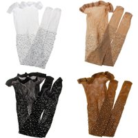 Toddler Kids Little Girls Sprakling for Rhinestone Mesh Glitter Fishnet Stocking