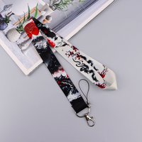 Retro Painting Neck Strap Hang Rope Lariat Lanyard for Key Rings Keychain Men Women Badge Holder ID Card Pass Accessories
