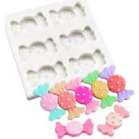 Candy Shape Silicone Sugarcraft Mold Resin Tools Cupcake Baking Mould Fondant Cake Decorating Tools