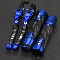Motorcycle Adjustable Brake Clutch Levers & Handle Handlebar grips For YAMAHA YZF R125 YZFR125 R 125 2014~2023 2024 All years