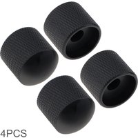 4pcs Black Metal Dome Tone Volume Knob Control Knobs for Electric Guitar Parts & Accessories