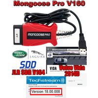 V160 JLR SDD Pro J2534 for Volvo 2014D andfor TOYOTA TIS Techstream 18.00.008 for Land Rover 3in1 OBD2 Scanner PK MINI VCI