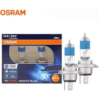 OSRAM H4 9003 HB2 12V 60/55W XWHITE BLUE Car Halogen Headlight Hight Low Beam 4000K Warm White Auto Lamp Original Lamp 2X