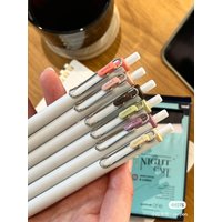 6Colors/Set Japan Uni Uniball One Gel Ink Pen Mitsubishi Ballpoint Pens 0.5MM Colorful Refills Quick Dry for Smooth Writing