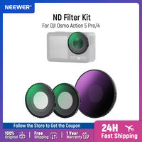 NEEWER Variable ND Filter Lens Kit Screw On Multicoated HD Optical Glass ND8-32 for DJI Osmo Action 5 Pro/4