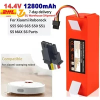 LIDIKALA Ersatzakku für Xiaomi Roborock S55 S60 S65 S50 S51 S5 MAX Roboterstaubsauger S6 Teile 14,4V 12800mAh